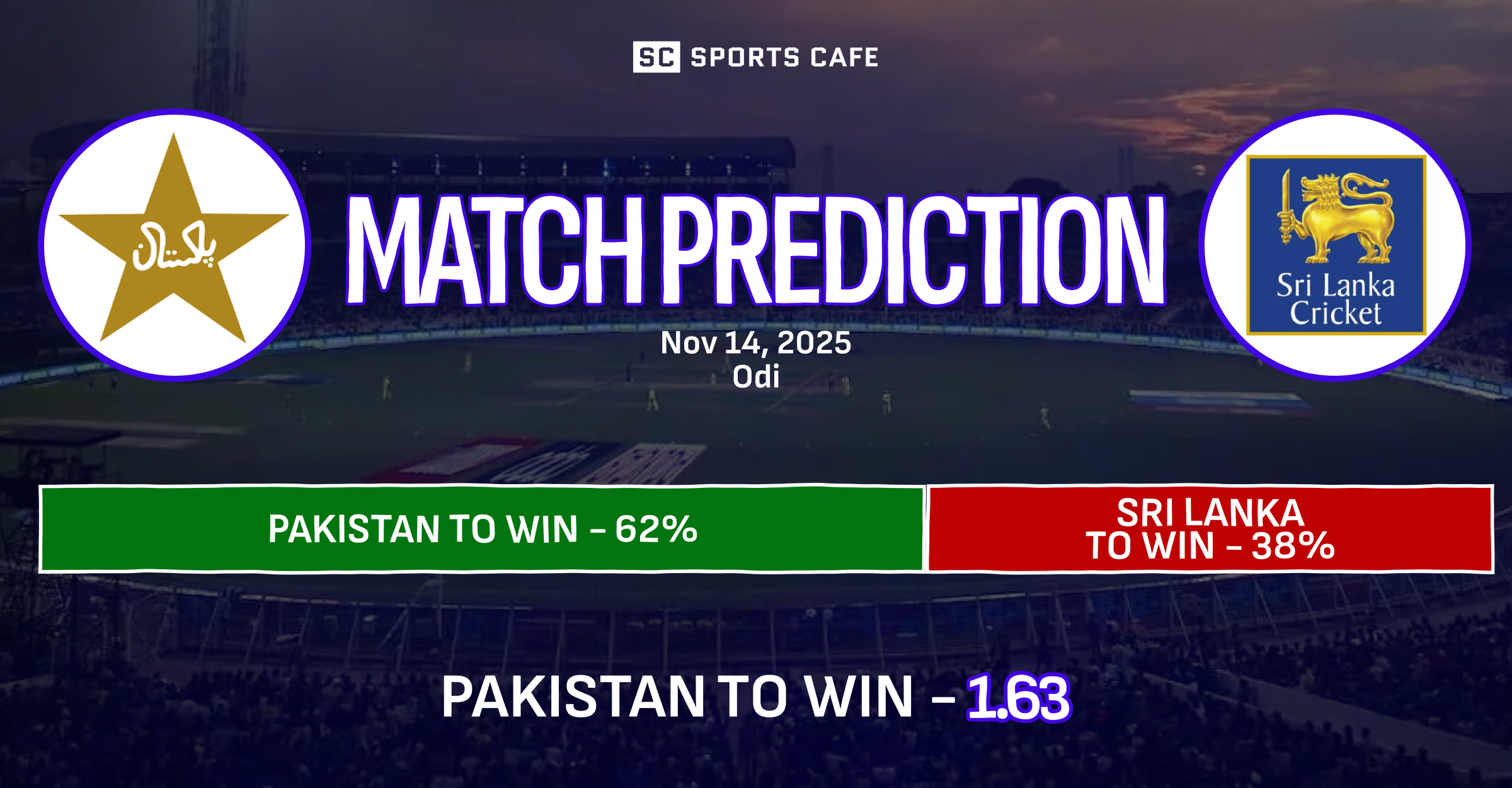 Pakistan vs Sri Lanka